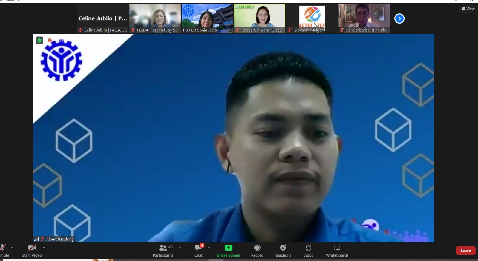 Meeting with TESDA re EBT Orientation June 9, 2022 Philippine